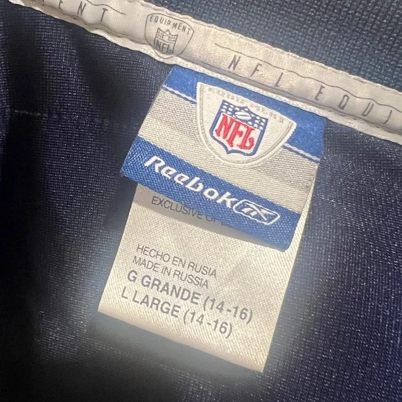 Reebok NFL Navy Blue Cowboys Jersey - Picture 3 of 10